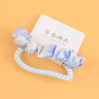 RX亮纱布花边布圈皮筋 3
