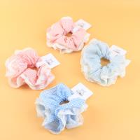 XY韩系轻纱格子蕾丝花边肠圈 2