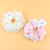 XY韩系轻纱格子蕾丝花边肠圈 3
