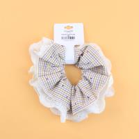 XY韩系彩方块蕾丝花边肠圈 3