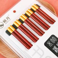 2981 Red Sandalwood Copper Tip Blister Chopsticks 10-Pair