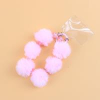 TL00086多巴胺毛球手机链 4