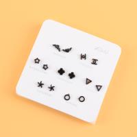 XSW方卡七对塑料耳钉混款 4