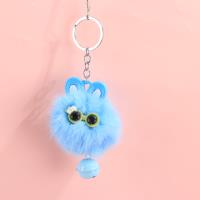 CM煤球精灵毛球铃铛挂件 4