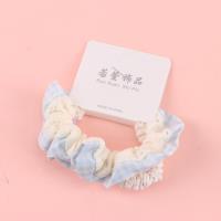 RX镂空印花花边布圈皮筋 3