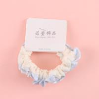 RX镂空格子花边布圈皮筋 4