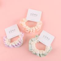 RX镂空波点花边布圈皮筋 3