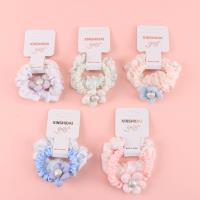 XSD炫彩针织花朵吊卡小肠圈 2