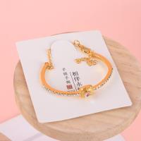 沙金微镶方糖手镯 3