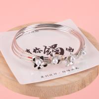 JN珍珠花多圈银手镯 3