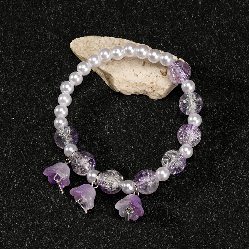 Glass Bead Lily of the Valley Bracelet 4021001062