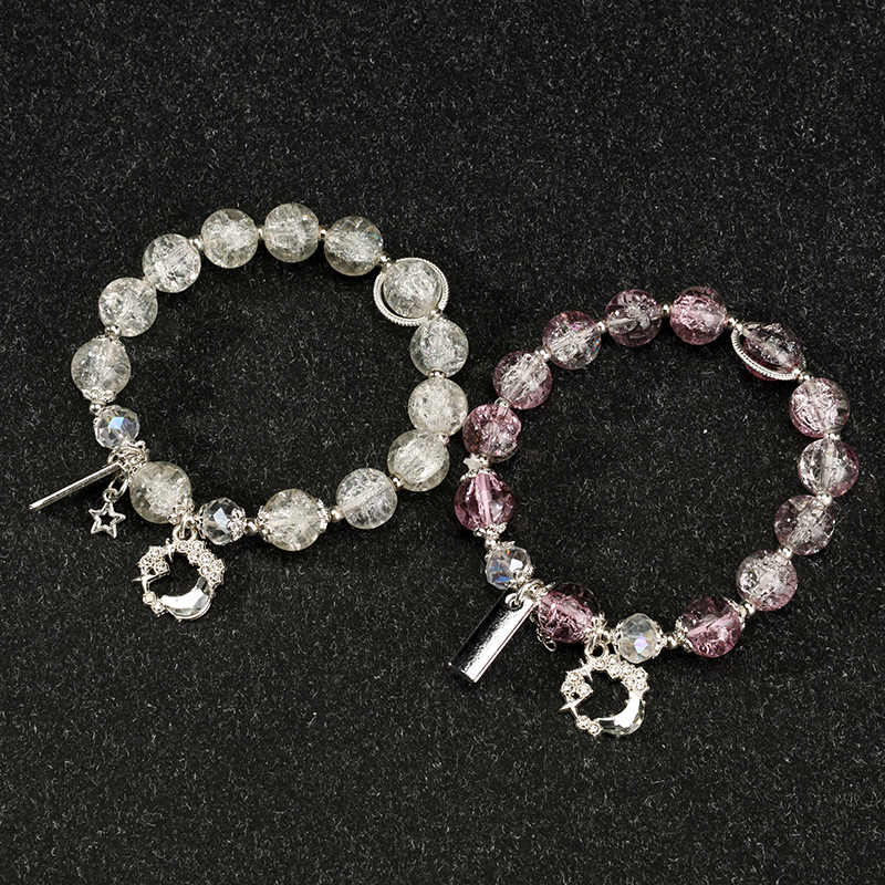Ice Crystal Star Moon Bracelet Glass 4021001066