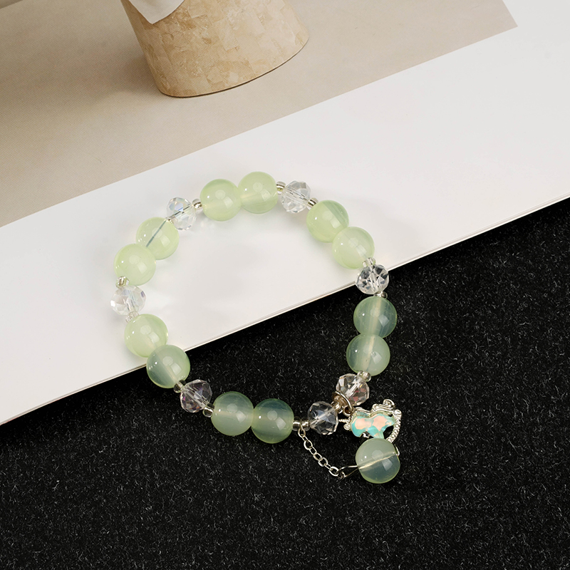 New Ice Jelly Bead Horse Bracelet Glass 4021001067