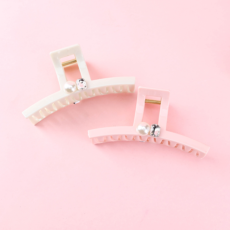 13 Cm Pearl Rhinestone Large Hair Claw Clip 4011801135