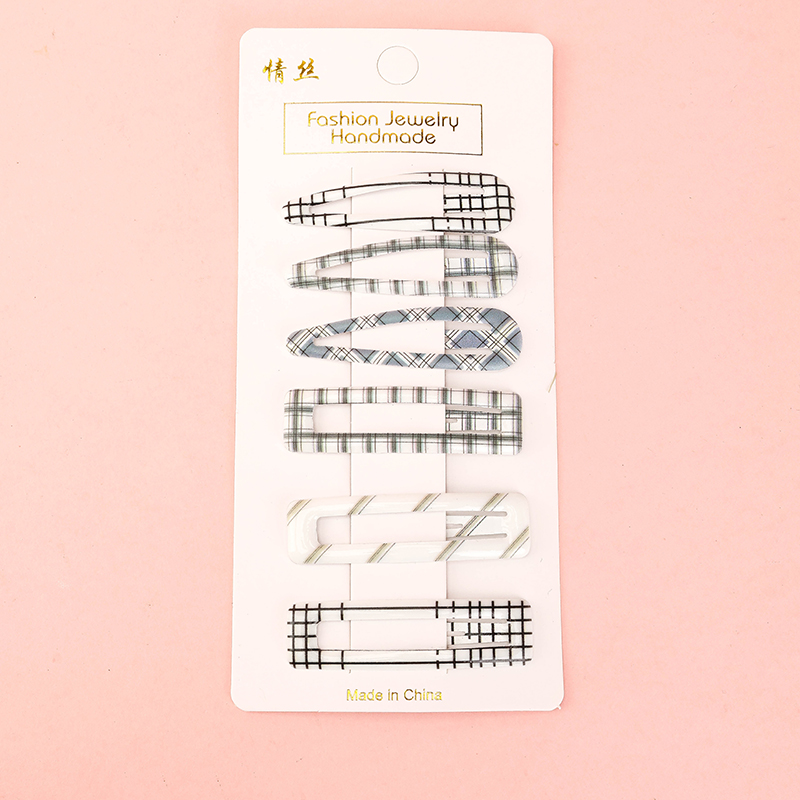 Alloy BB Hair Clip 6-Piece Box Set Code 4010200526