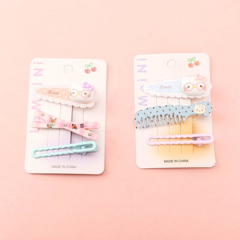 Acrylic Lace Accessory Set Duckbill Hair Clip