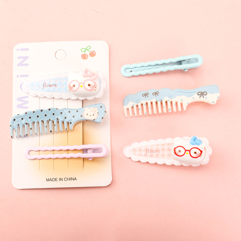 Acrylic Lace Accessory Set Duckbill Hair Clip