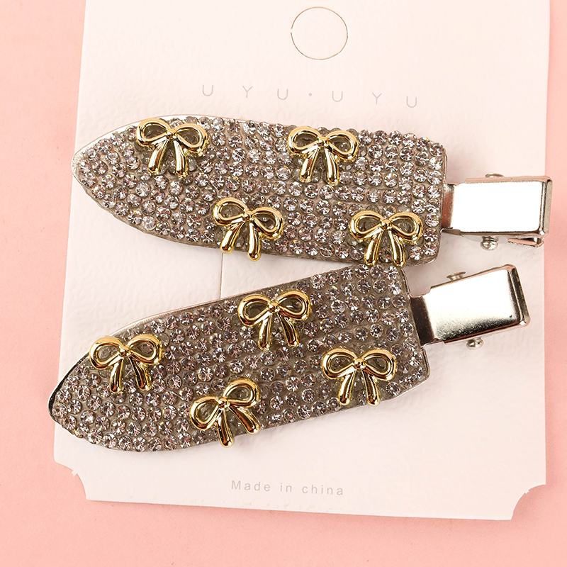 Alloy Rhinestone Duckbill Hair Clip 4010402620