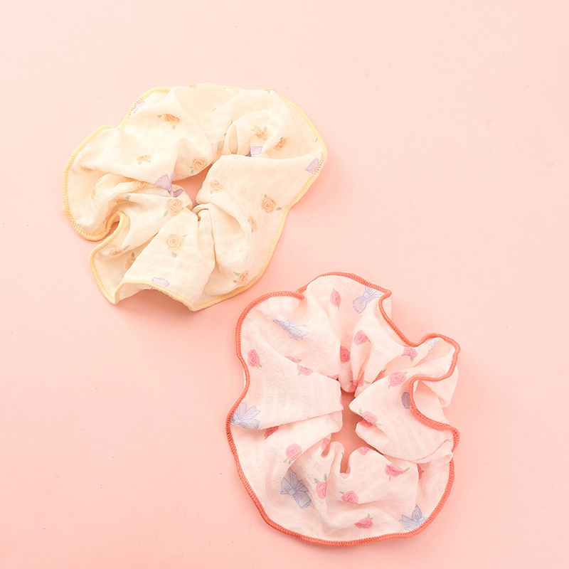New Jelly Color Gauze Scrunchie 4012101781