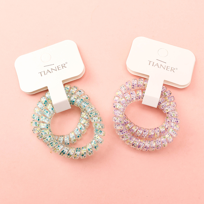 Boxed Two Dopamine Printed Phone Lines PUT Hair Tie 4012300186