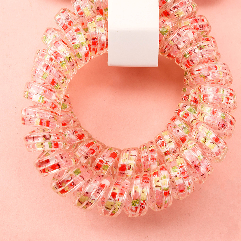 Boxed Two Dopamine Printed Phone Lines PUT Hair Tie 4012300186
