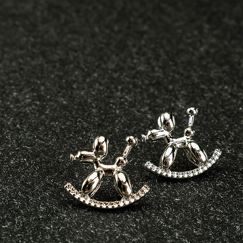 Exquisite Balloon Dog Ear Studs