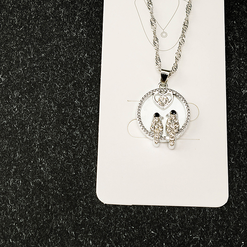 Fashion Heart Animal Necklace