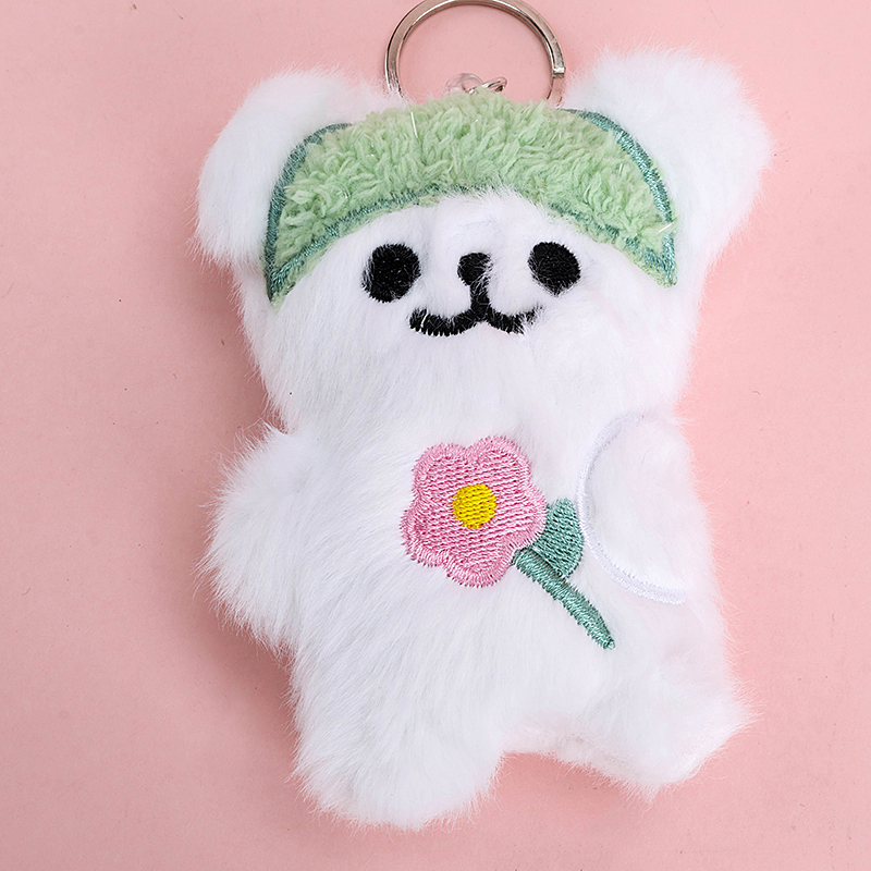 Butter Bear Plush Bag Charm