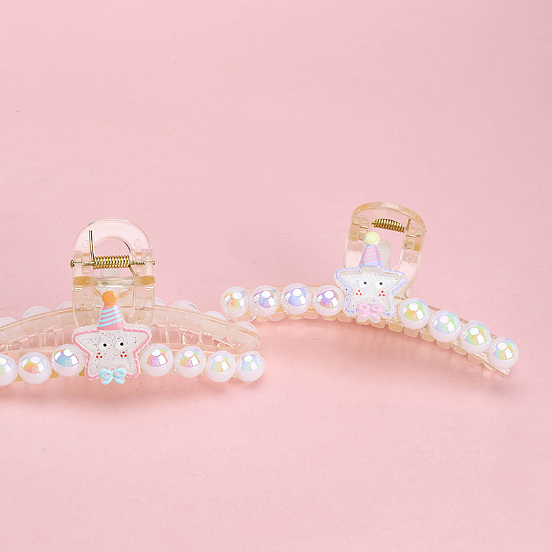 11 cm Cartoon Pearl Large Hair Claw Clip