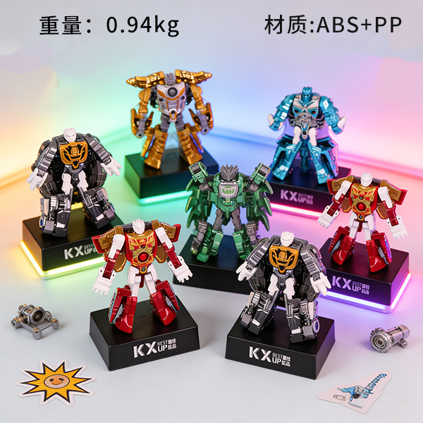 ABS PP Die Cast Dinosaur 5-in-1 Robot KX-67060