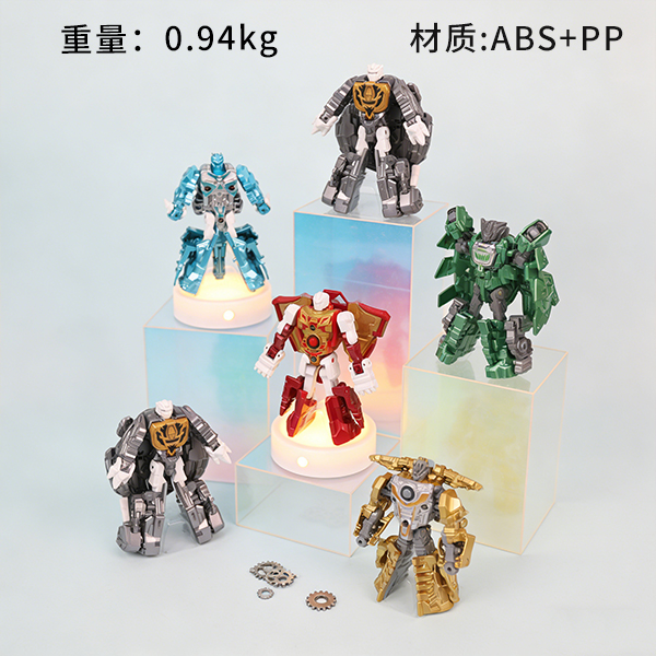 ABS PP Die Cast Dinosaur 5-in-1 Robot KX-67060