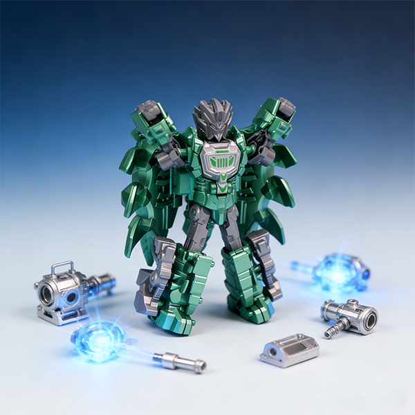 ABS PP Die Cast Dinosaur 5-in-1 Robot KX-67060