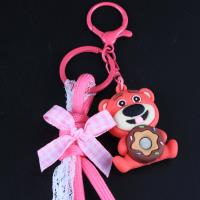CM草莓熊蕾丝绳挂件 3