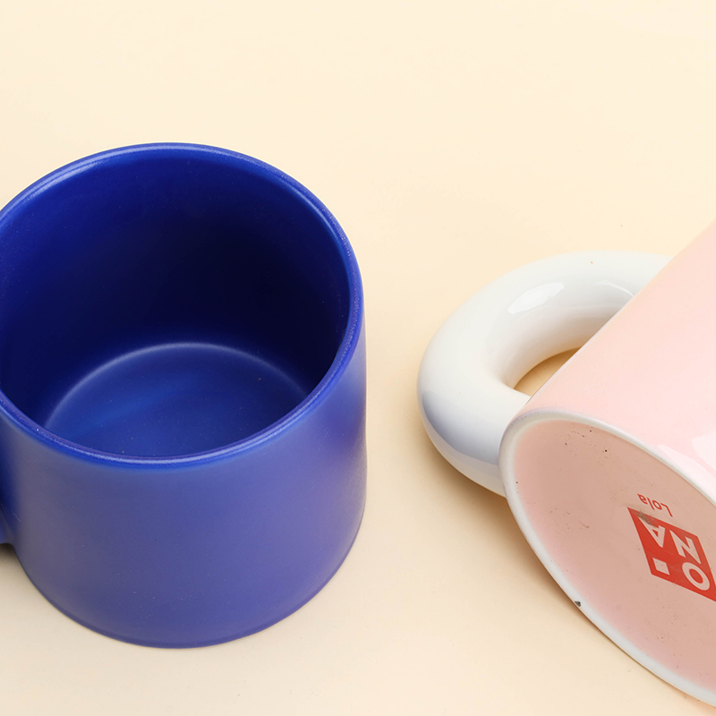 Z-17 Colored Glaze Ceramic Cup Random