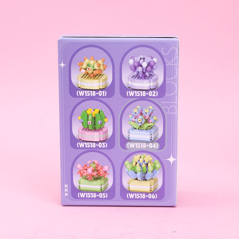 Assorted Flower Building Blocks