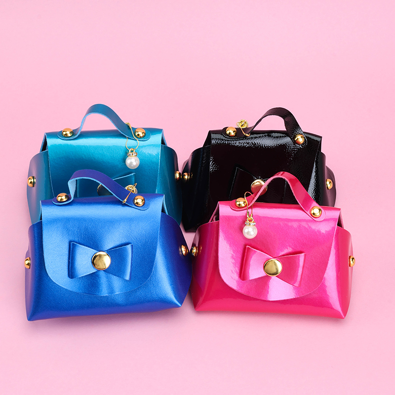 PU Bow Snap Coin Purse 4040500244