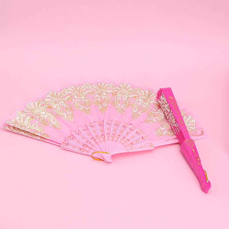 Chinese Style Gold Foil Folding Fan