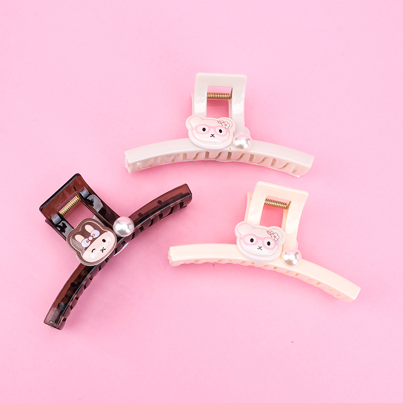 13 cm Cartoon Pearl Large Hair Claw Clip GPPS 4011801155