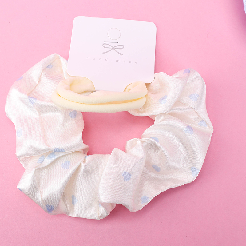 Boxed Light Plate Dot Scrunchie 4012101804