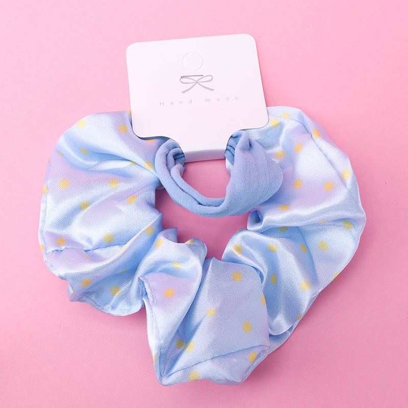 Boxed Light Plate Dot Scrunchie 4012101804