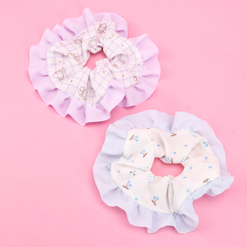 Boxed Small Fresh Print Skirt Hair Scrunchie 4012101813