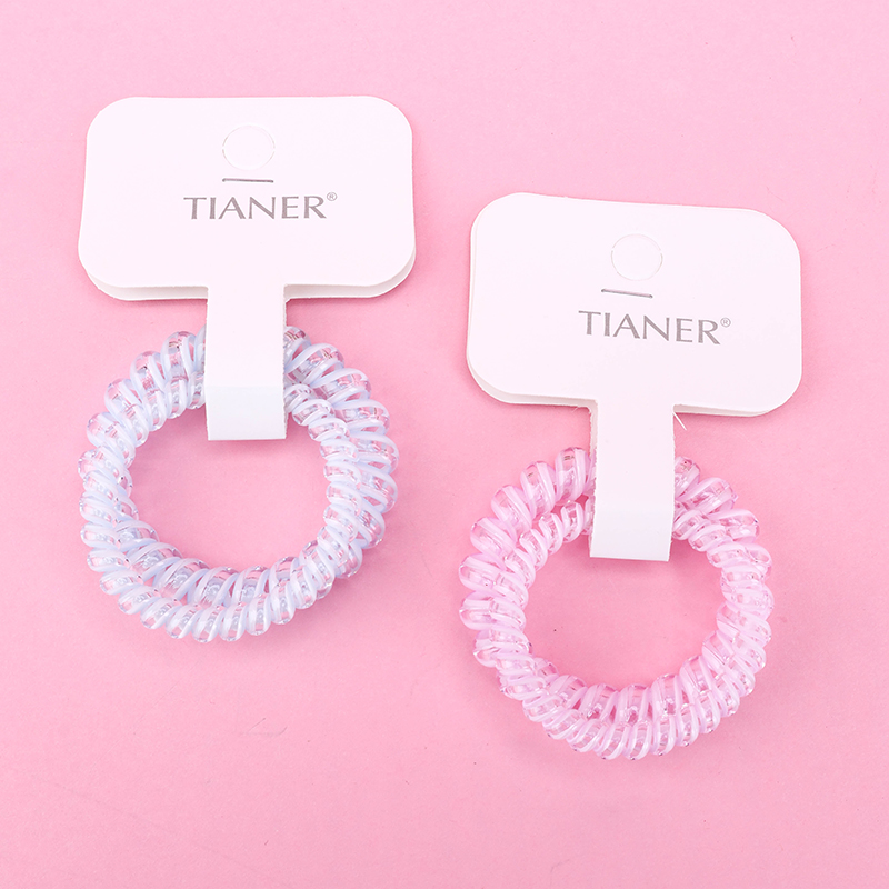 Boxed 8811 Jelly Color Phone Line Hair Tie PUT