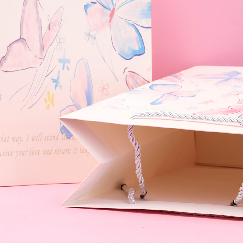 Large Vertical Butterfly Gift Bag ST512-06