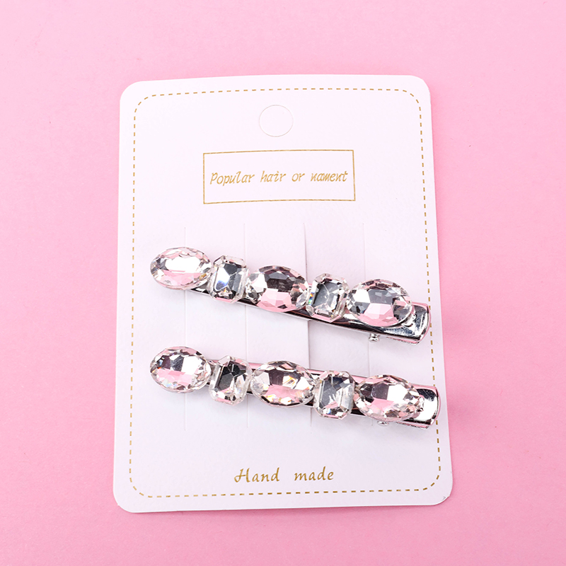 Alloy Rhinestone Duckbill Hair Clip 4010402633