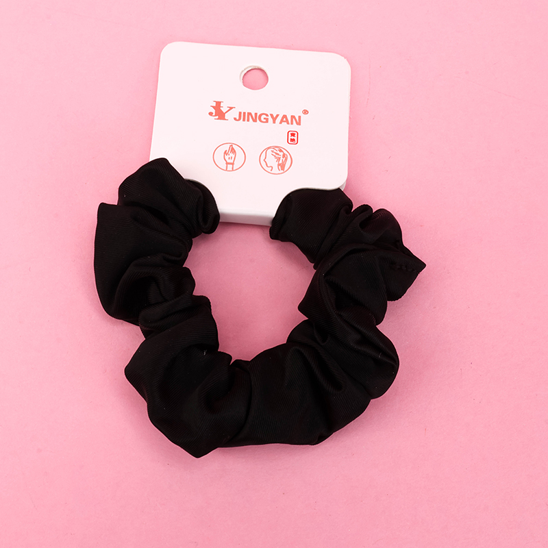 Boxed Black Super Soft Intestinal Ring Hair Scrunchie 4012101791