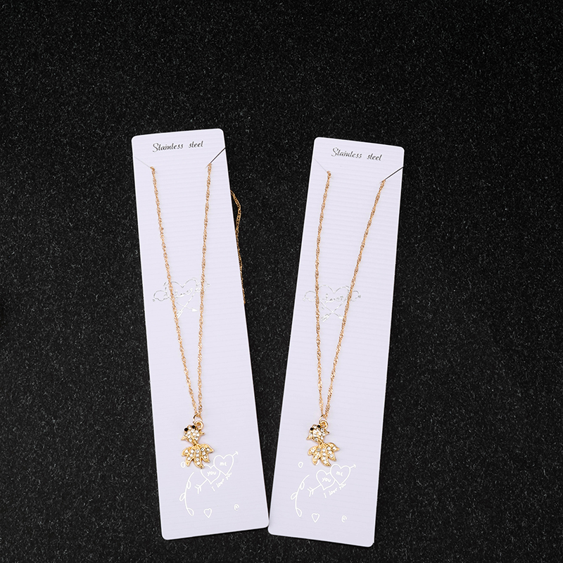Diamond Goldfish Necklace