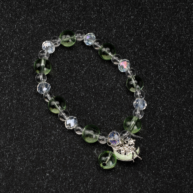 Transparent Bead Moon Angel Bracelet Glass 4021001072
