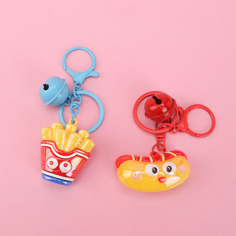 Fun Burger Fries Bag Charm