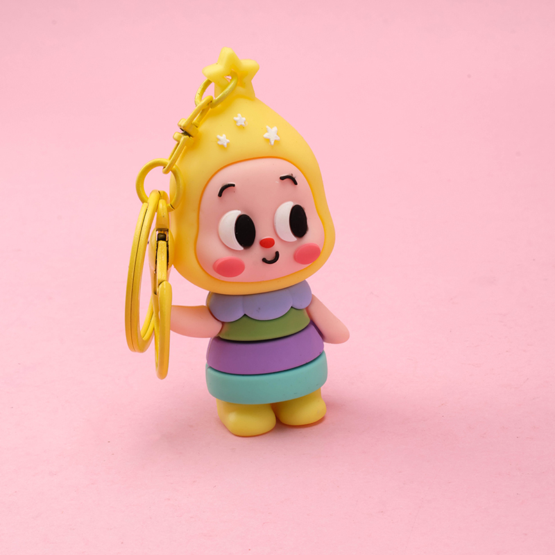 Cartoon Star Person Bag Charm