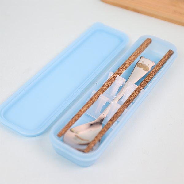 1480 304 Stainless Steel Animal Spoon and Chopstick Set